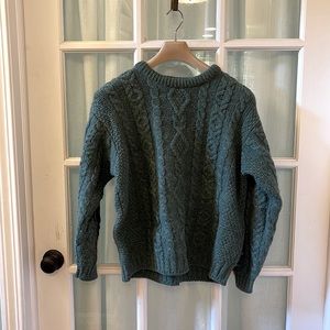 LL Bean Irish wool sweater